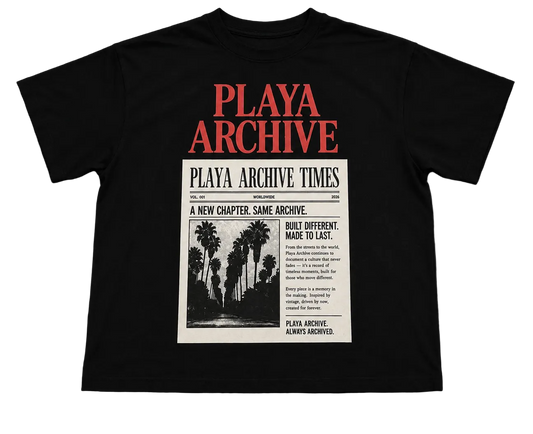 PLAYA ARCHIVE Times Tee - Black