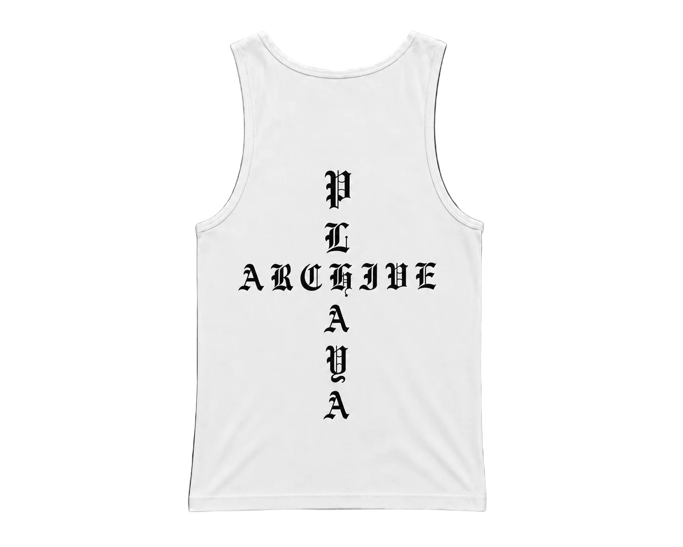 PA Cross Rib Tank -White