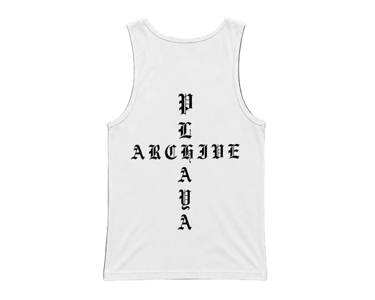PA Cross Rib Tank -White