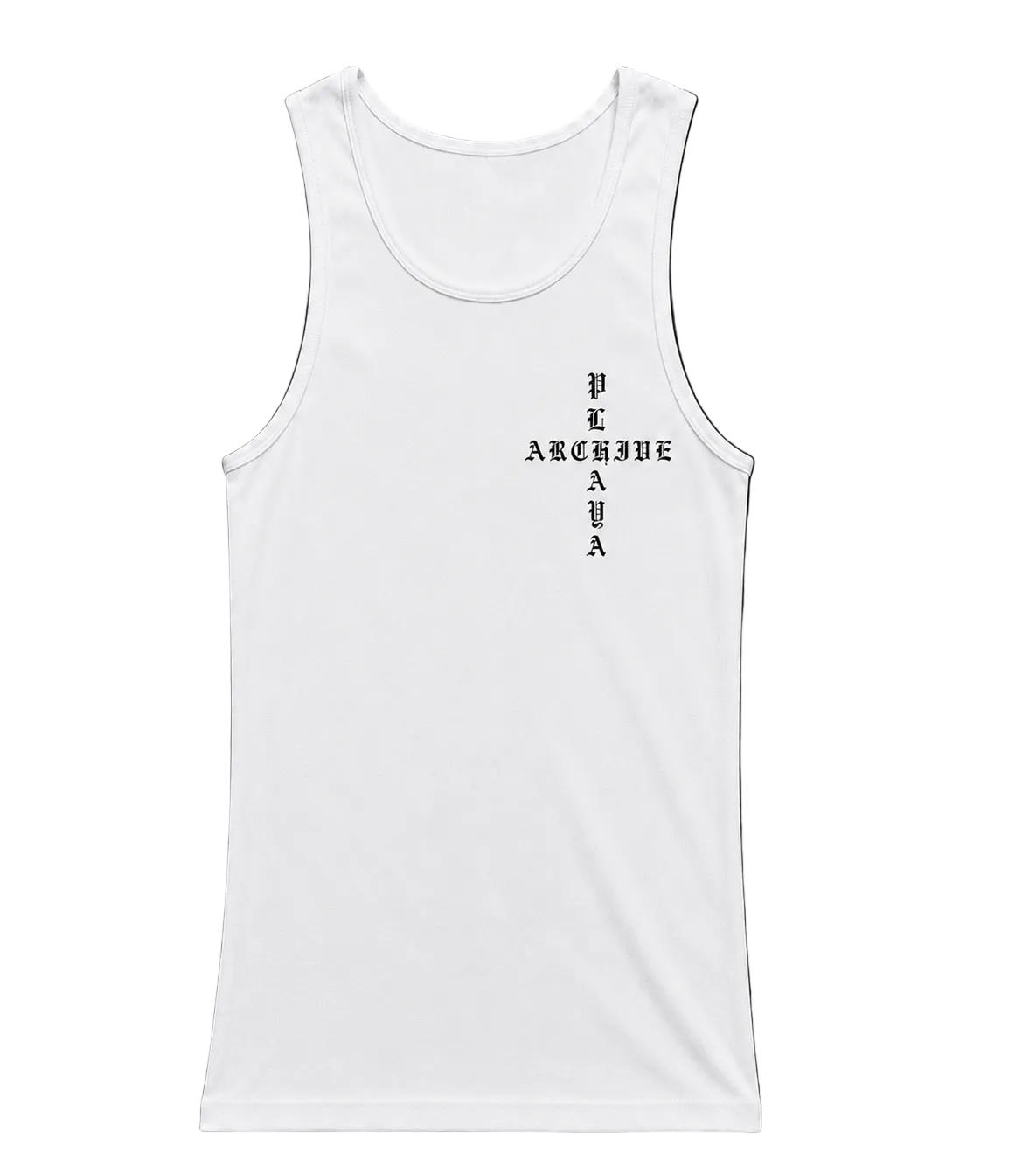 PA Cross Rib Tank -White