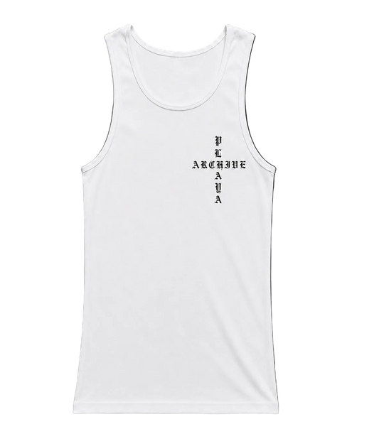 PA Cross Rib Tank -White