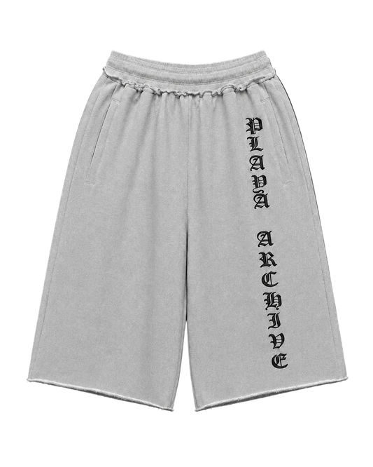 PA Script Shorts- Heather Grey