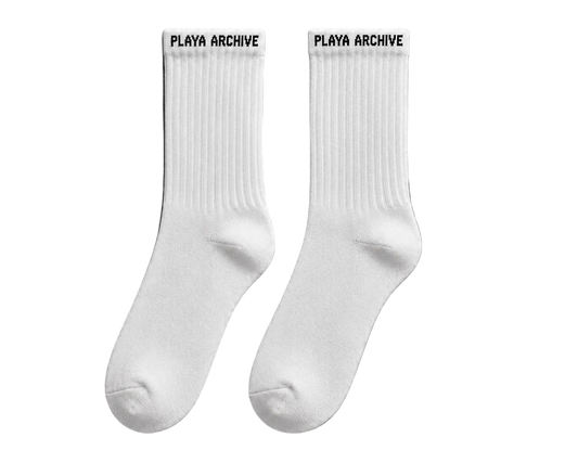 PA Crew Socks - White